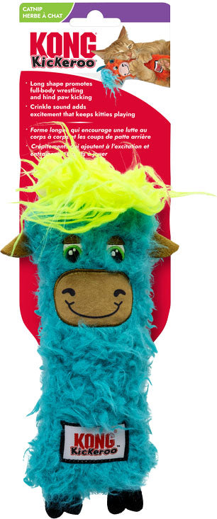 KONG KICKEROO HLAND COW CAT TOY