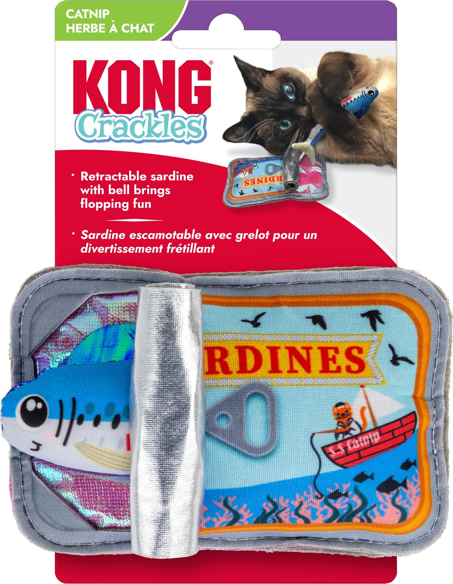 KONG CAT CRACKLES SARDINE