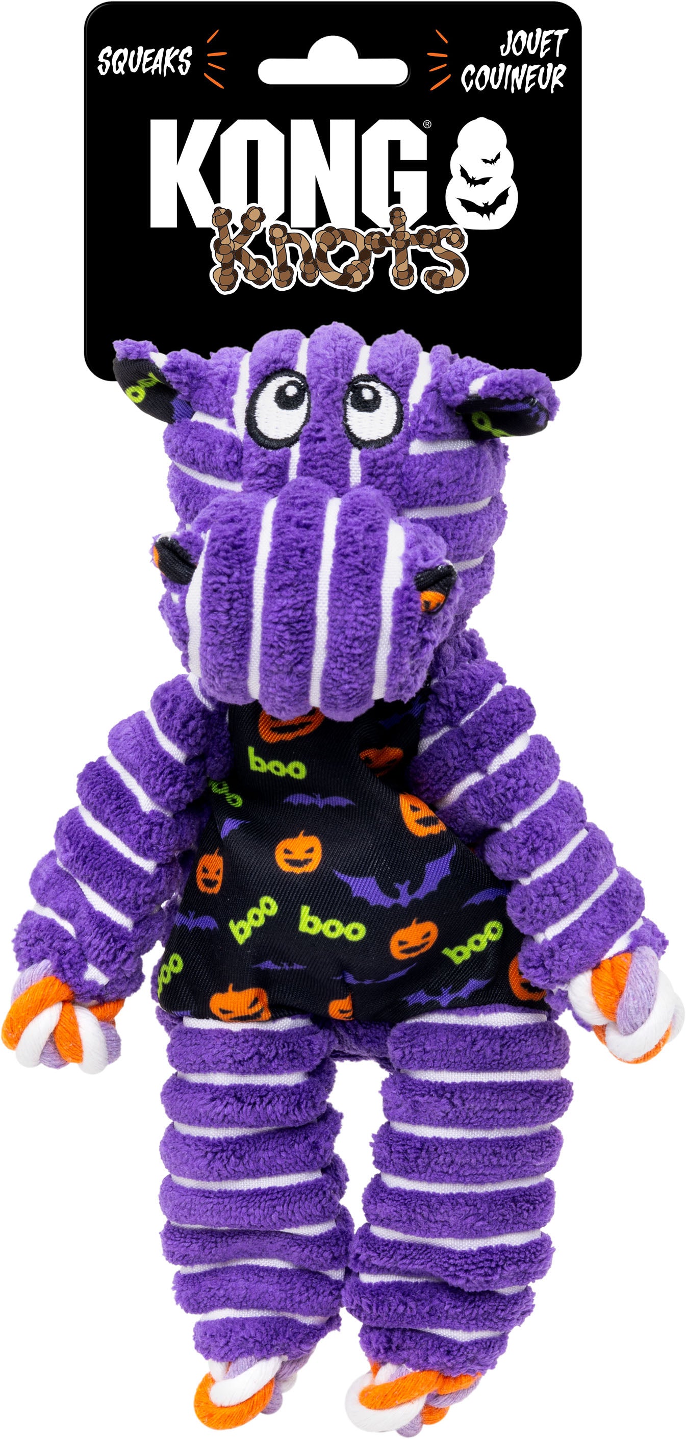 Kong Halloween Floppy Knots Hippo