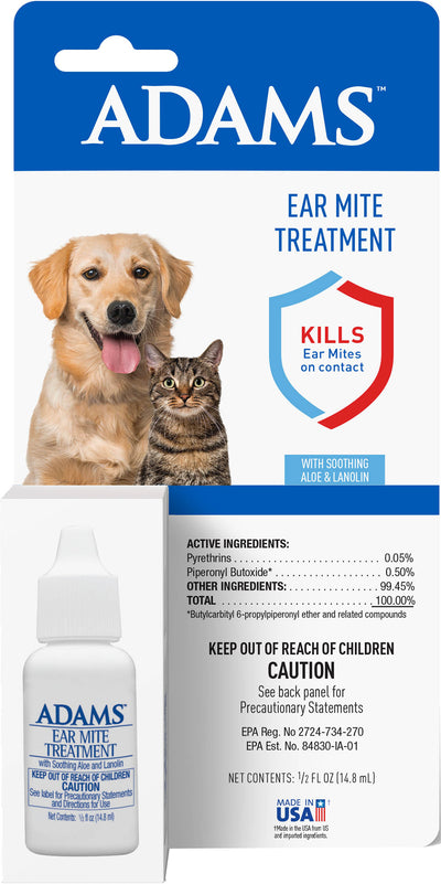 Adams Ear Mite Treatment