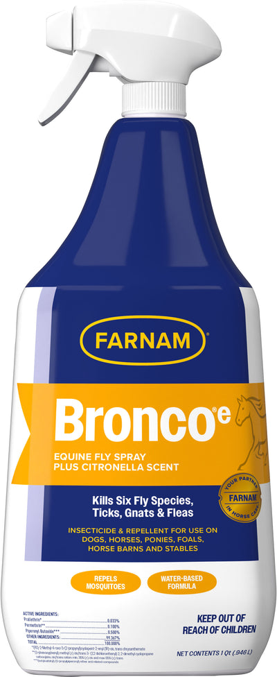 Bronco Equine Fly Spray Plus Citronella Scent