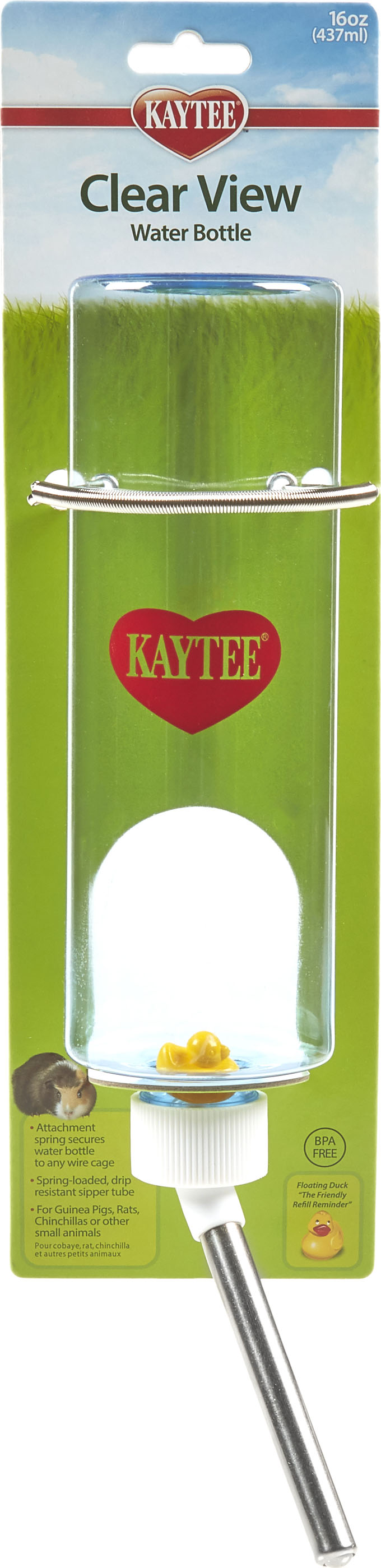 Kaytee Clear View Plastic Water Bottle