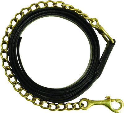 Gatsby Leather Lead W/20  Chain