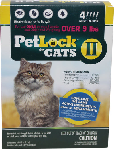 Petlock Ii Flea & Tick Control For Cats