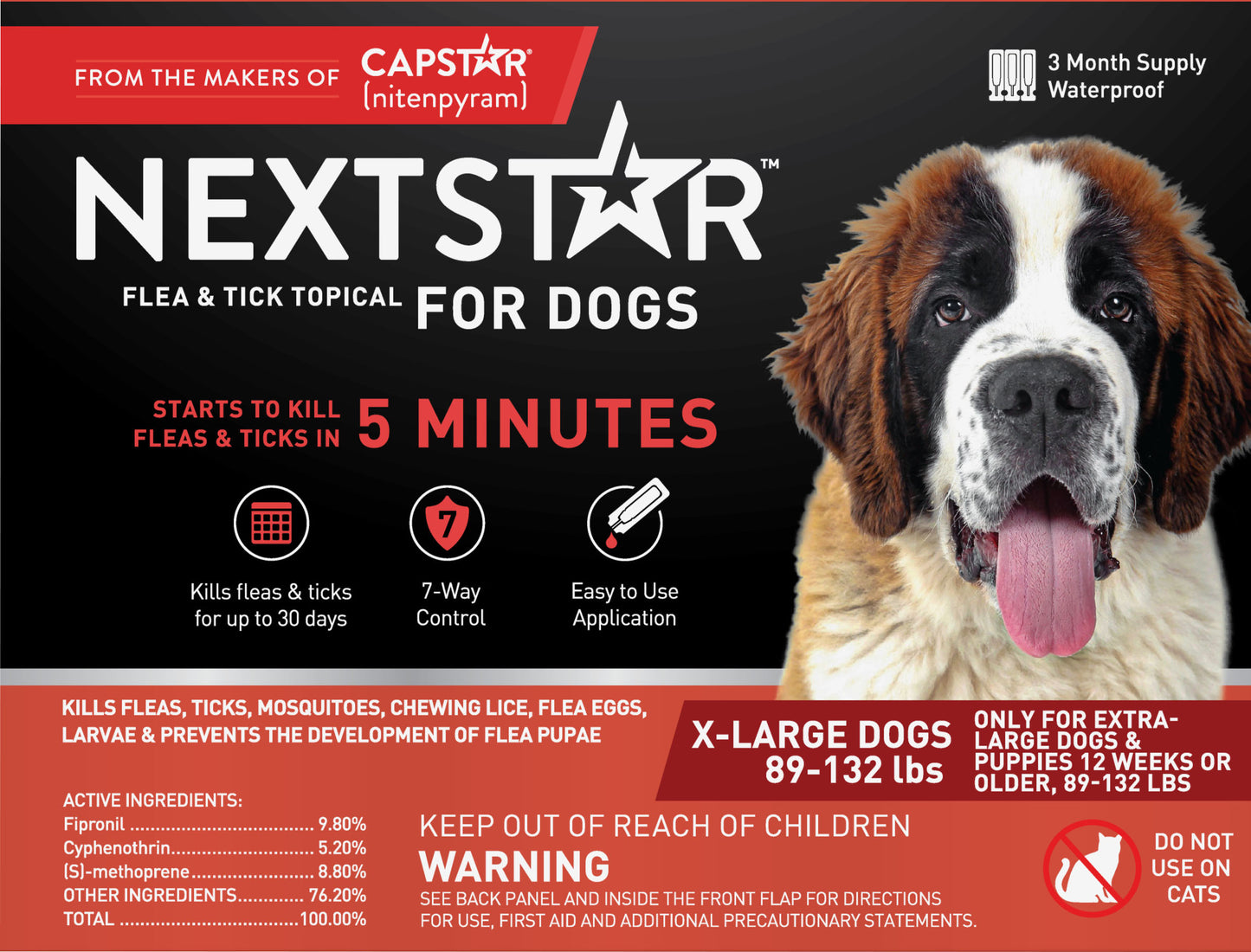 Nextstar Flea & Tick Topical For Dogs