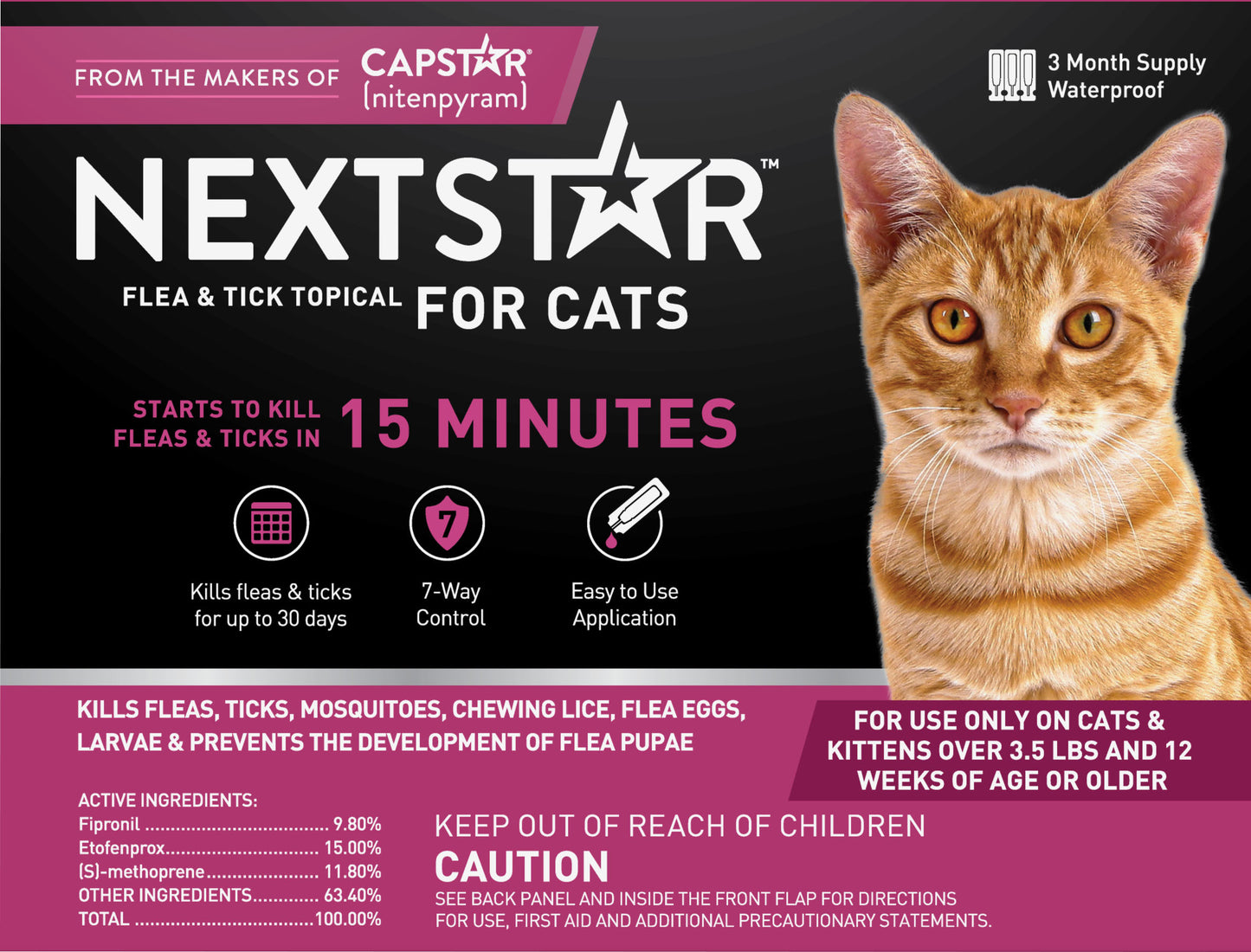 Nextstar Flea & Tick Topical For Cats