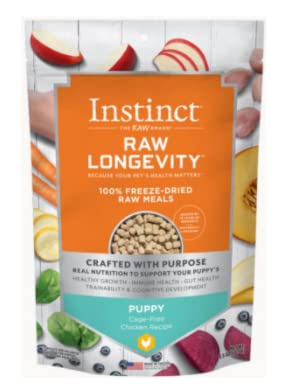 Nature's Variety Instinct, Instinct Puppy Longevity Freeze Dried Chicken, 9.5 Ounce