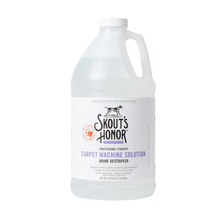 SKOUT'S HONOR Carpet Machine Solution for Dogs, 64 fl. oz.