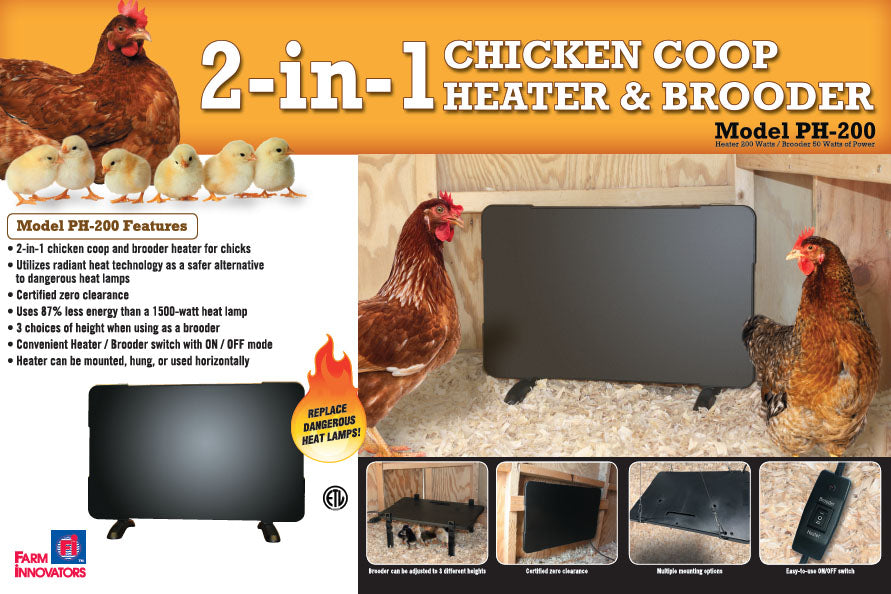 2-In-1 Chicken Coop Heater And Brooder