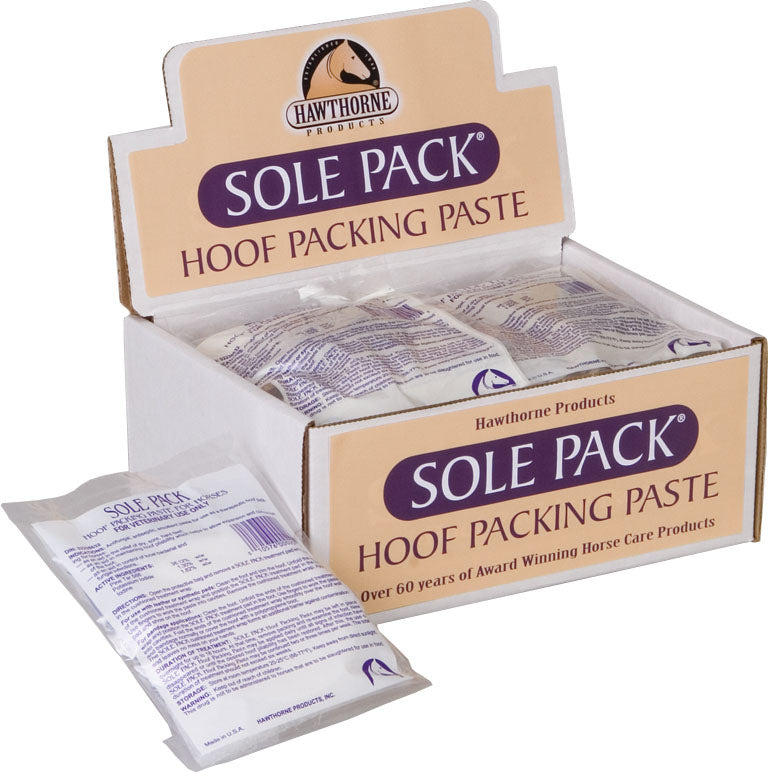 Hawthorne Sole Pack Medicated Hoof Packing Paste (Pack Of 12)