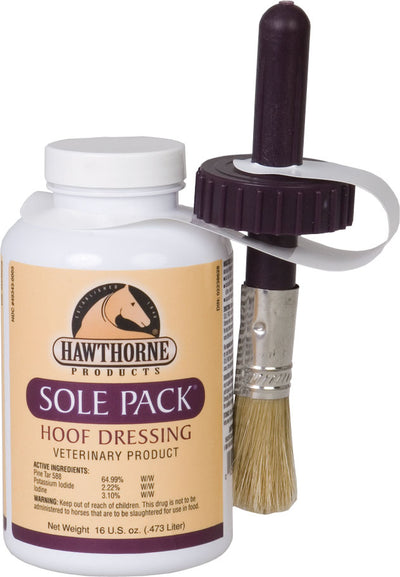 Hawthorne Sole Pack Medicated Hoof Dressing Liquid