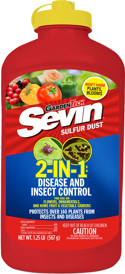 Sevin Sulfur Dust 2-In-1 Disease & Insect Control