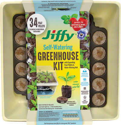 Jiffy Self Watering Greenhouse Kit (Pack Of 11)