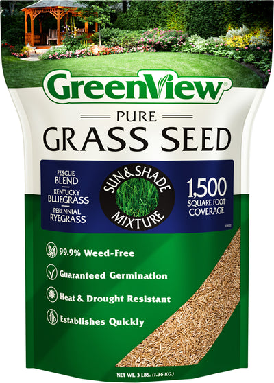 Greenview Pure Grass Seed Sun & Shade Mixture