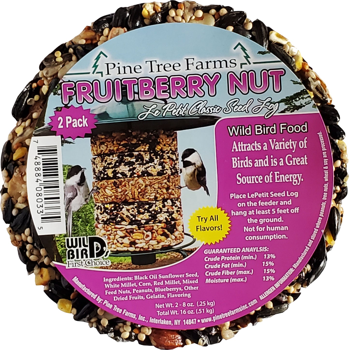 Pine Tree Farms Le Petit Classic Seed Log