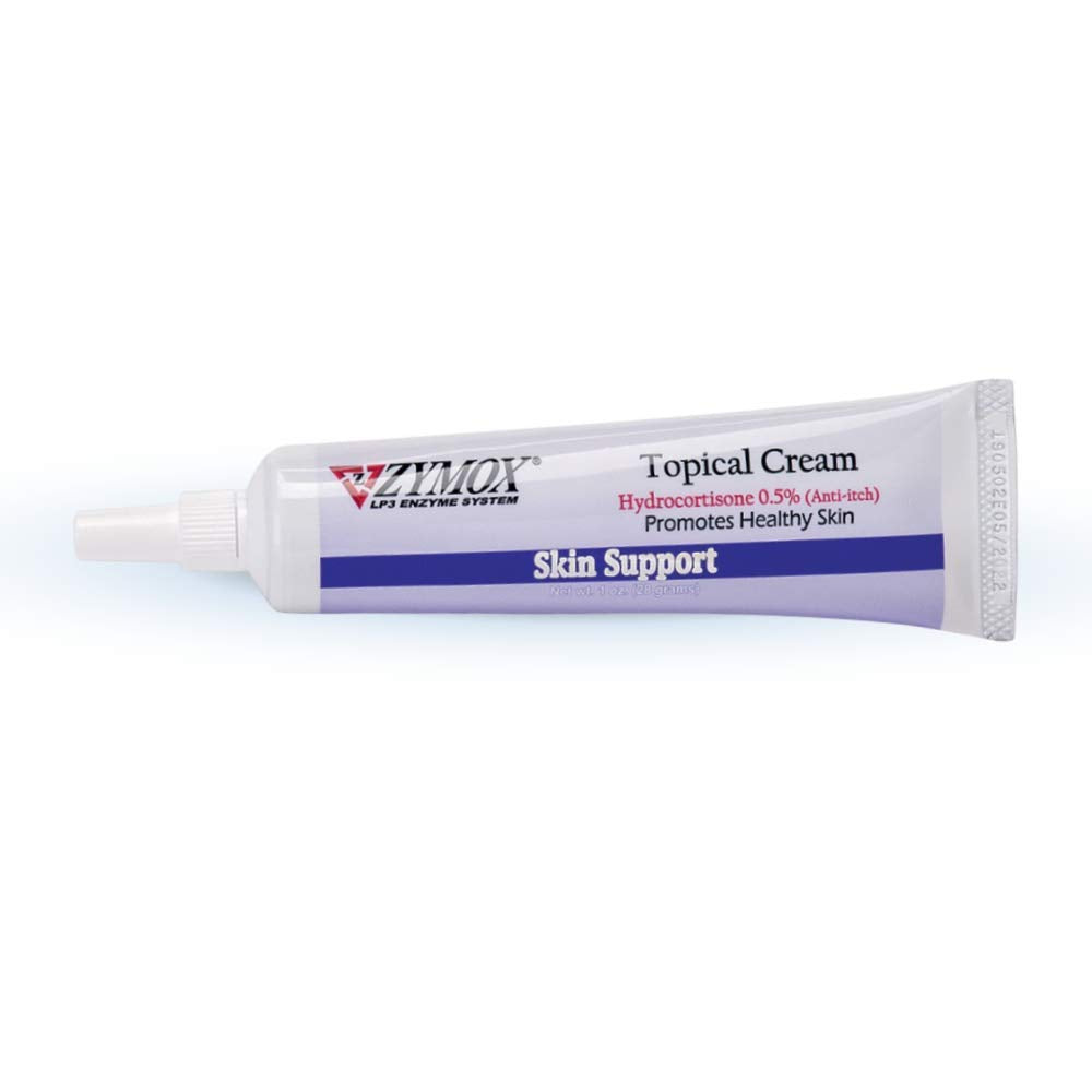 Zymox Topical Cream with 0.5% Hydrocortisone for Dogs and Cats, 1oz