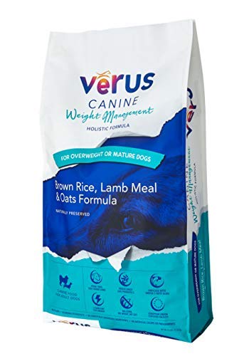 Verus Canine Weight Management Lamb and Rice 12 lb Bag_AB