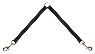 LupinePet Basics 1/2" Black 18" Coupler for Small Dogs