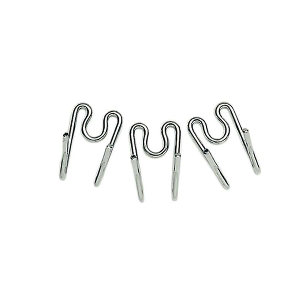 HERM SPRENGER Prong Dog Collar Extra Links, Set of (3) 2.25 mm Chrome Links, Steel Chrome Plated Dog Prong Collar Links, Pinch Collar and Dog Correction Collar Links, Prong Training Collar Links