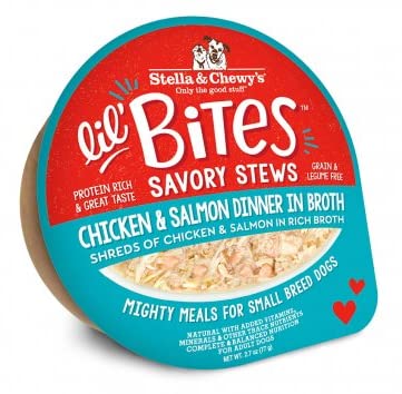 Stella & Chewy, Dog Lil' Bites Stew Chicken & Salmon Cup, 2.7 Ounce