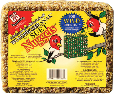 C&S Woodpecker Snak W/Suet Nuggets