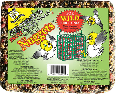C&S Fruit & Nut Snak W/Suet Nuggets