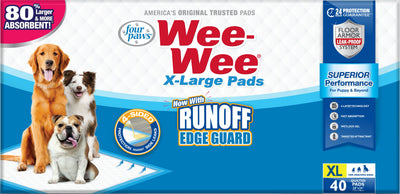Wee-Wee Pads With Barrier Edge Extra Large