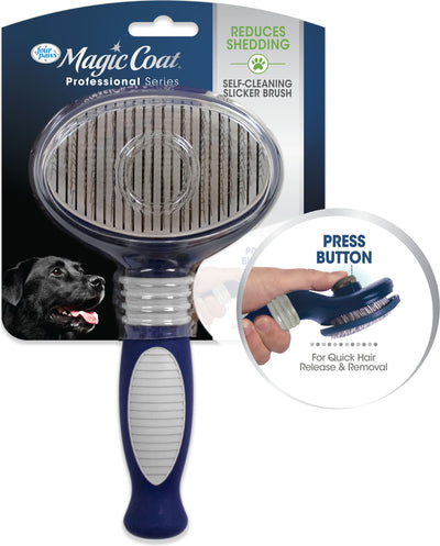 Magic Coat Prof Self-Cleaning Slicker Brush