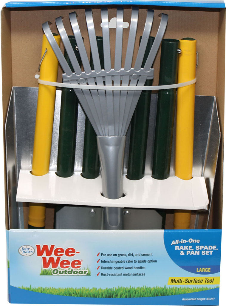 Wee-Wee All-In-One Rake Spade And Pan Set