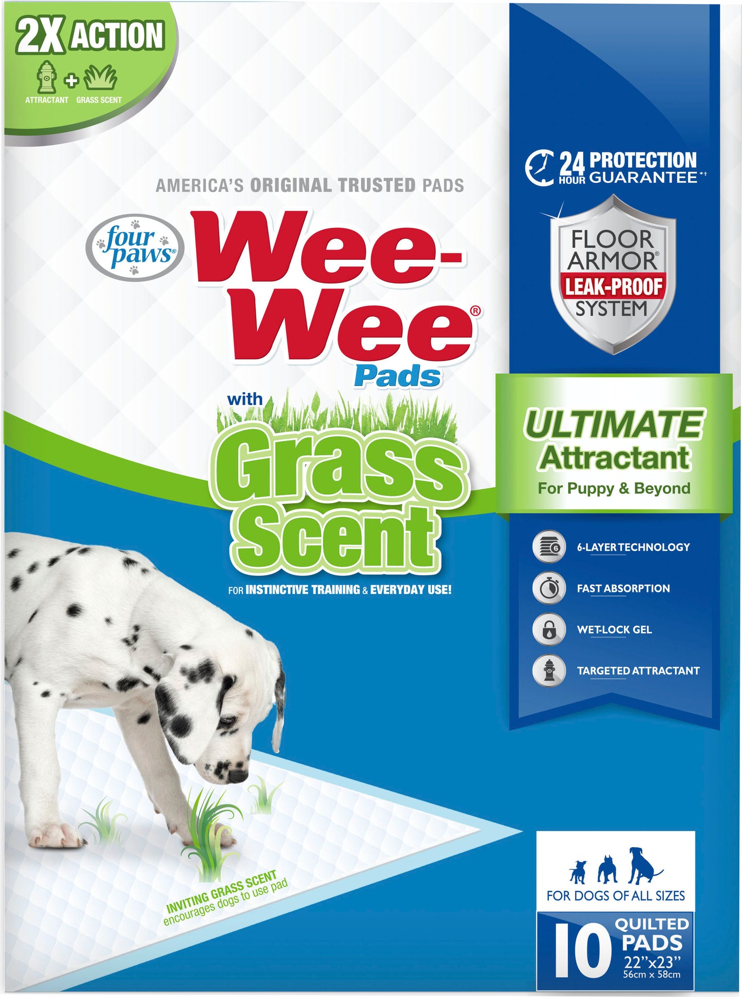 Wee-Wee Pads W/Grass Scent