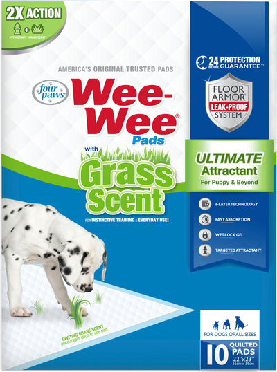 Wee-Wee Pads W/Grass Scent