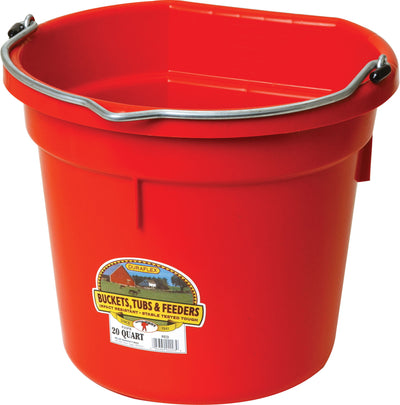 Little Giant Duraflex Plastic Flat Back Bucket