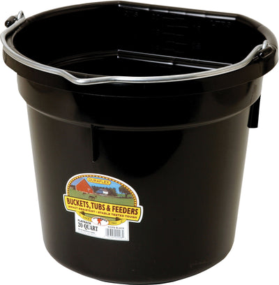 Little Giant Duraflex Plastic Flat Back Bucket