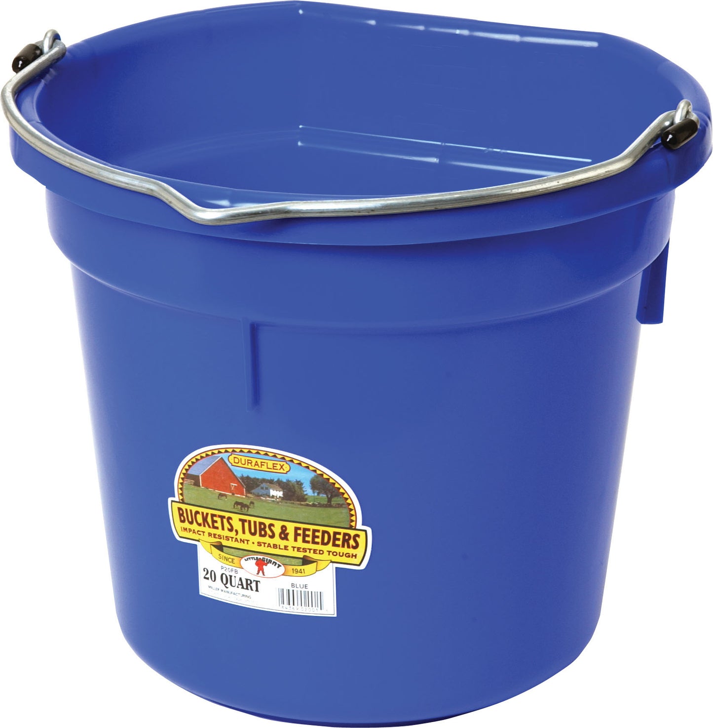 Little Giant Duraflex Plastic Flat Back Bucket