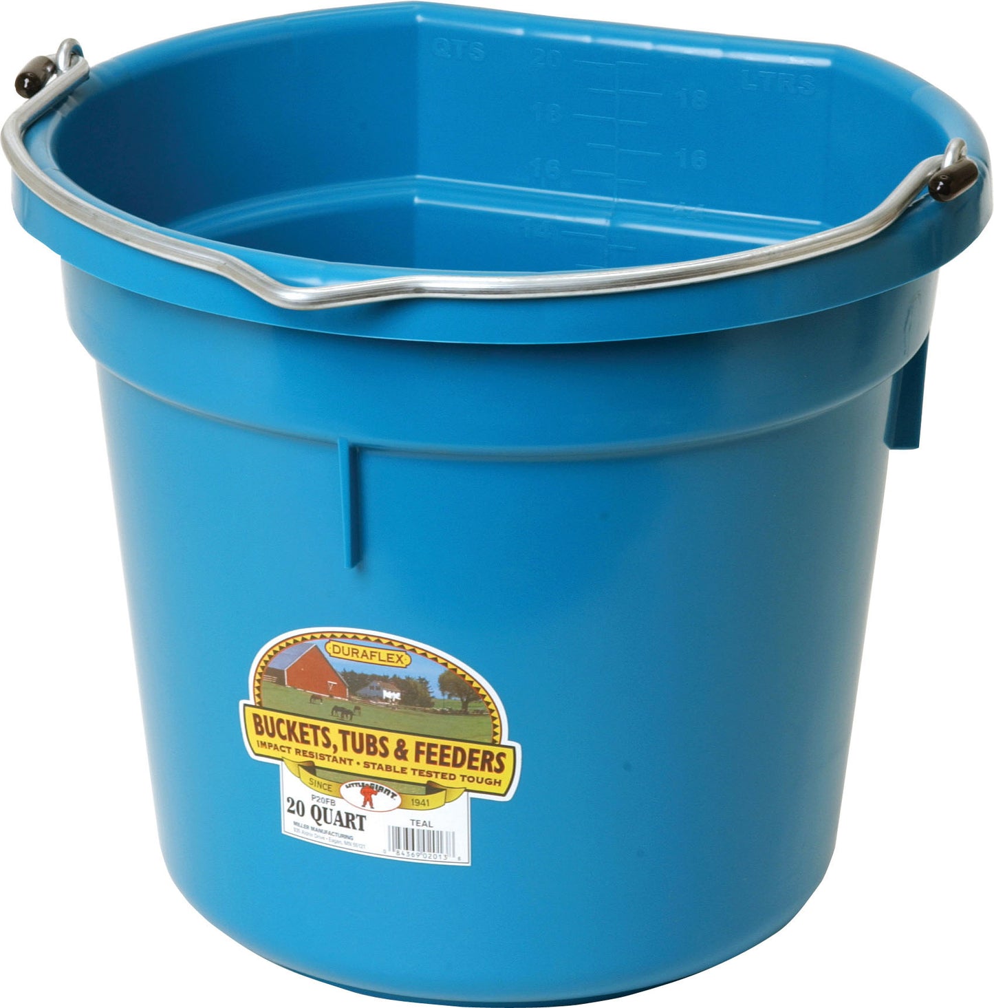Little Giant Duraflex Plastic Flat Back Bucket