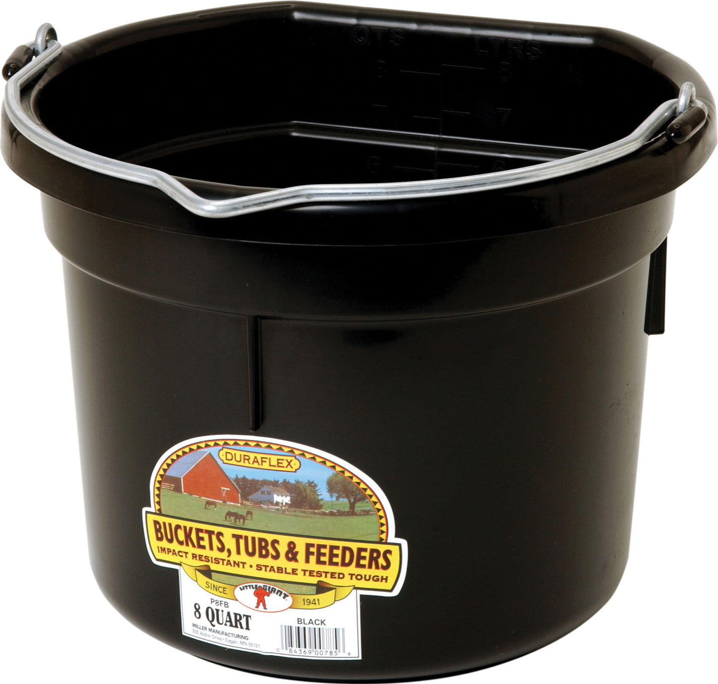 Little Giant Duraflex Plastic Flat Back Bucket