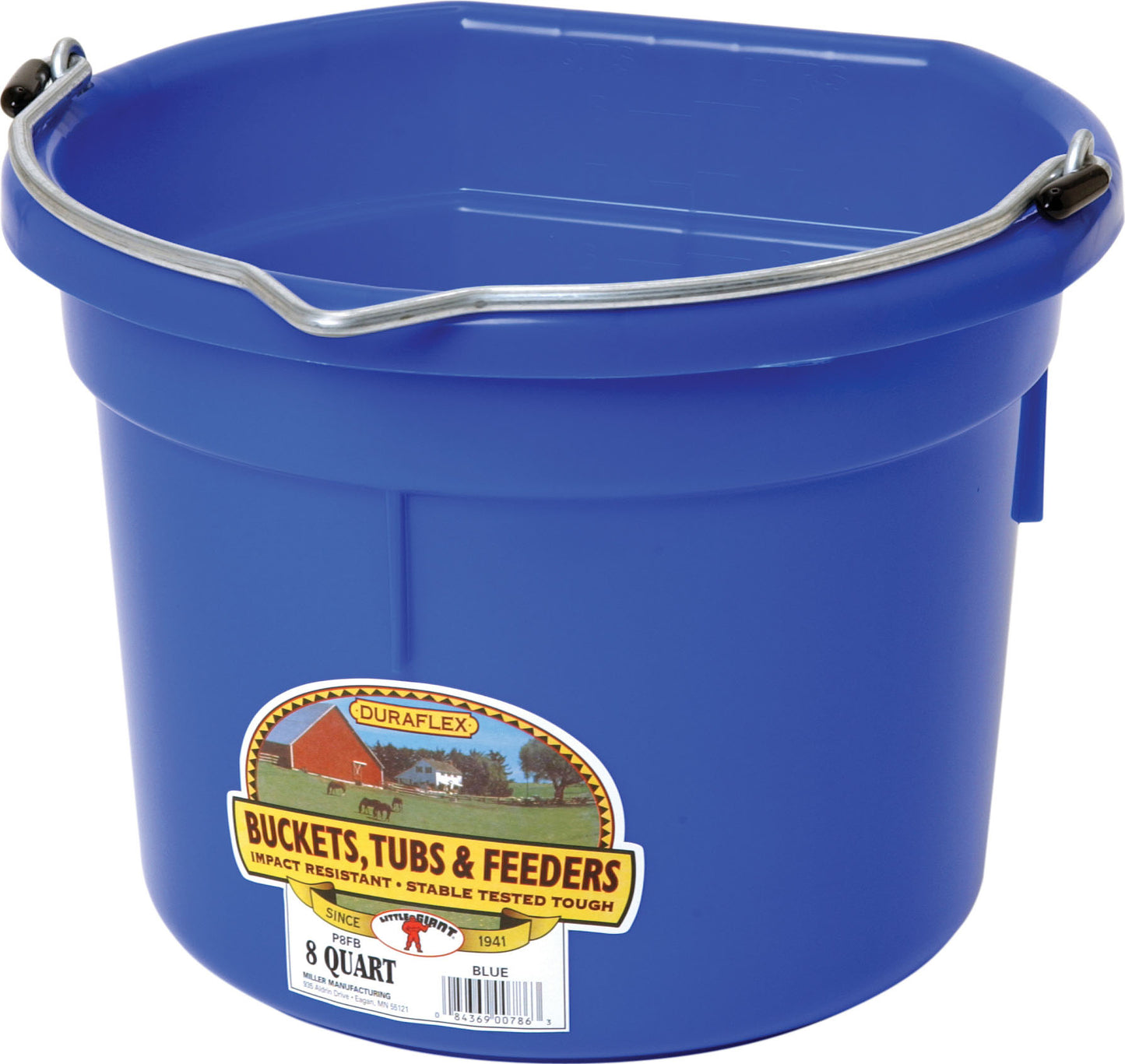 Little Giant Duraflex Plastic Flat Back Bucket