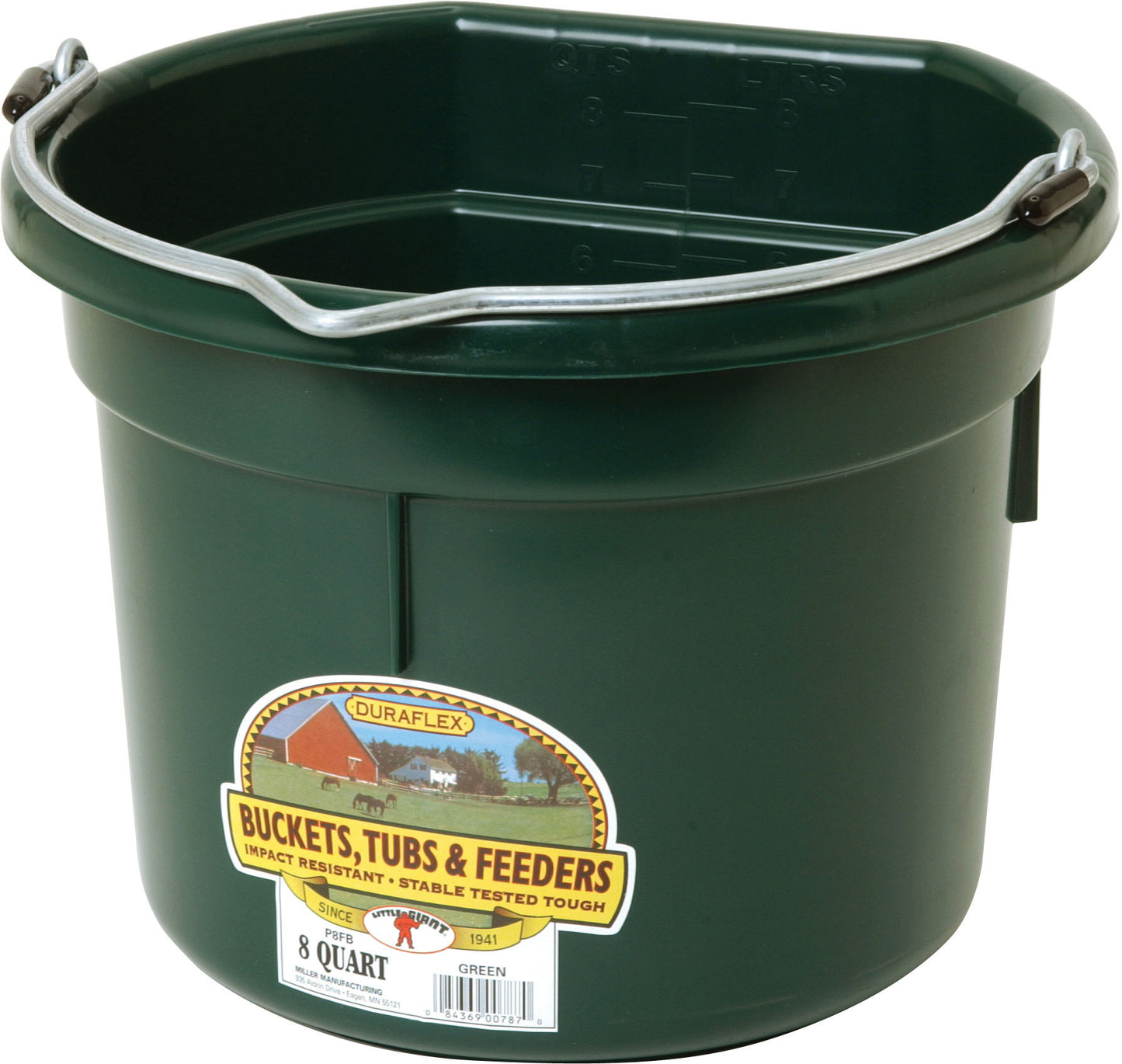 Little Giant Duraflex Plastic Flat Back Bucket