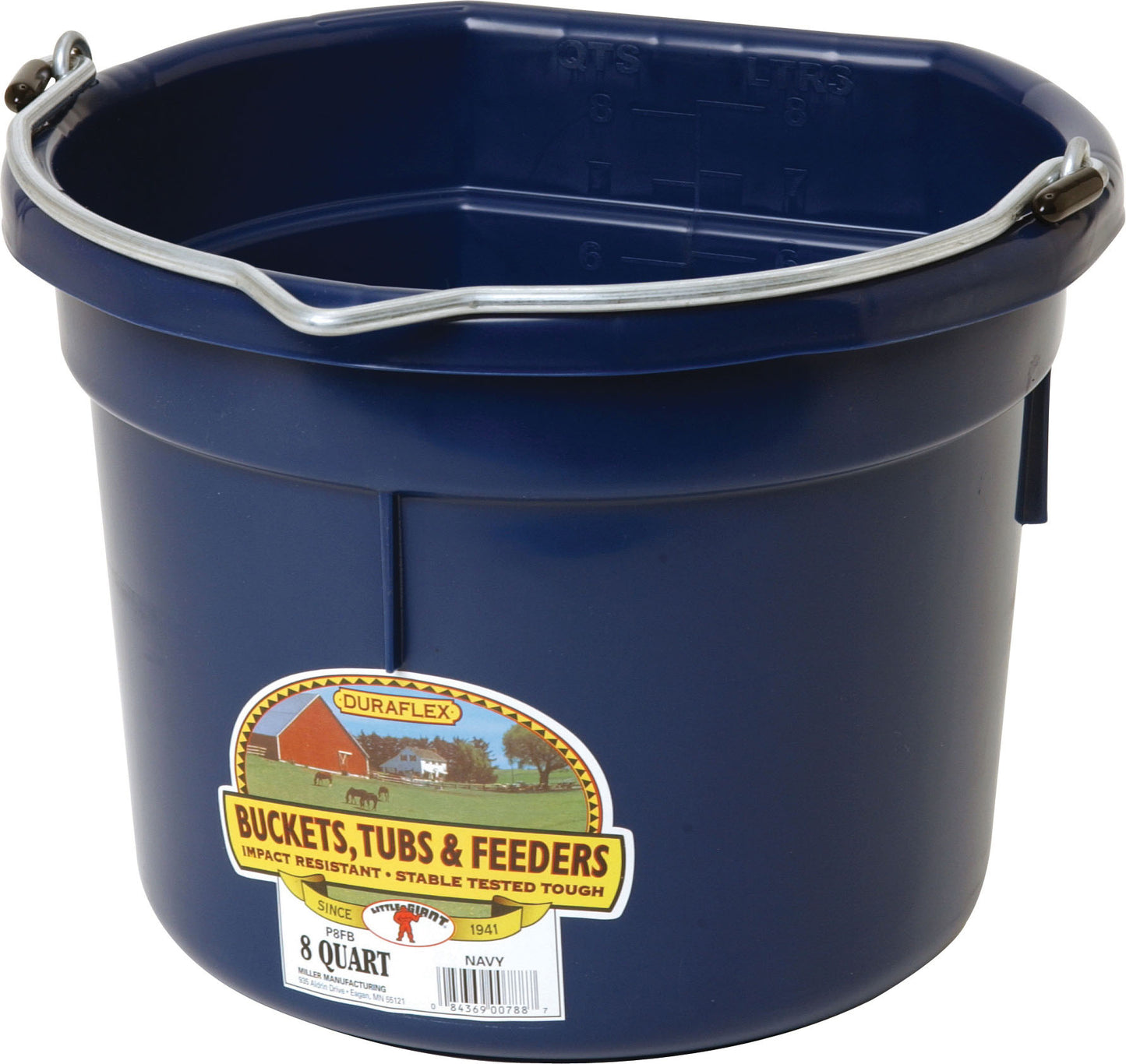 Little Giant Duraflex Plastic Flat Back Bucket