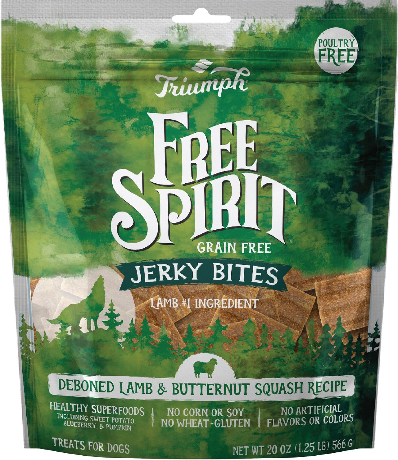 Triumph Grain Free Jerky Bites Dog Treats