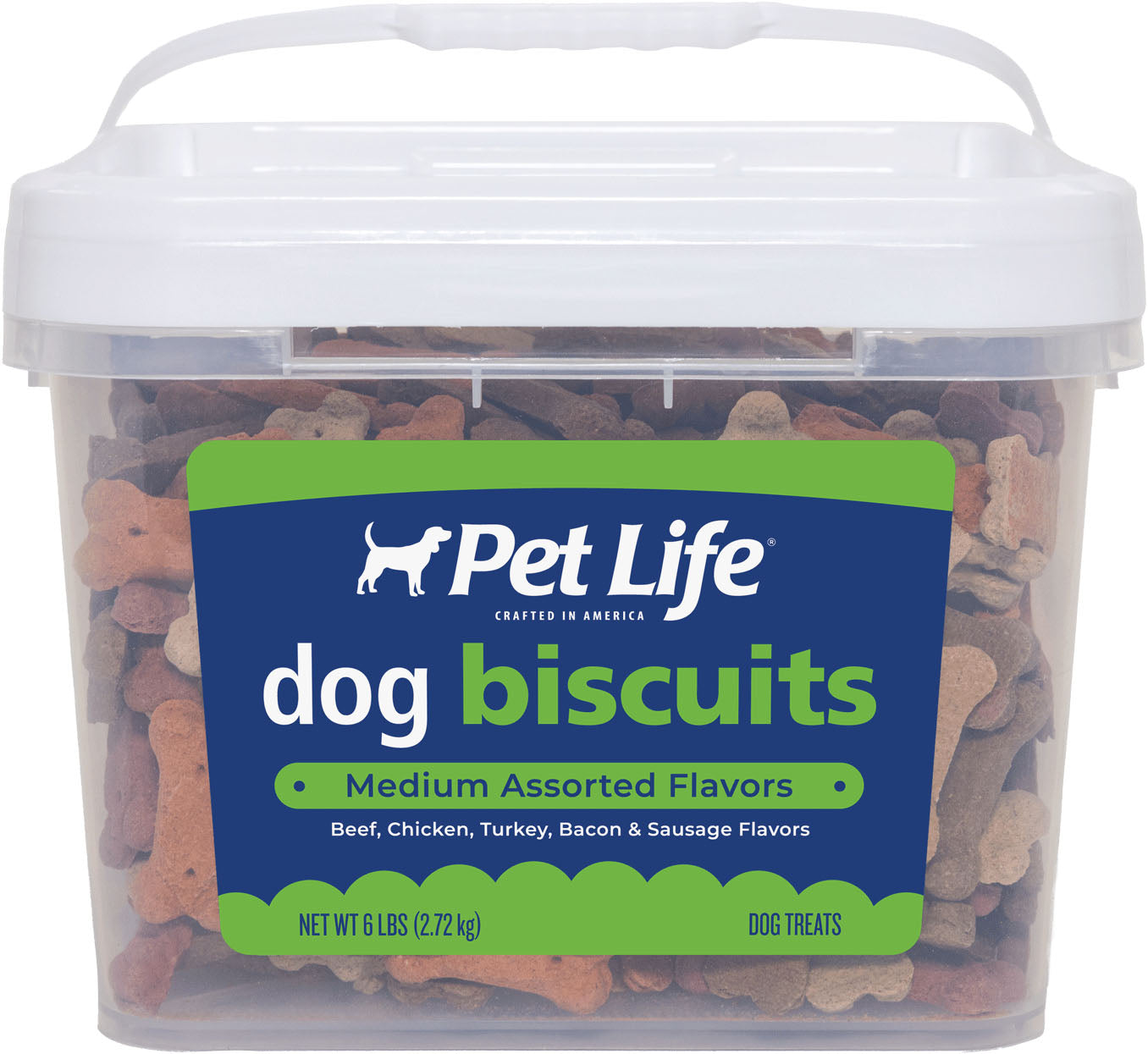 Pet Life Dog Biscuits Bucket