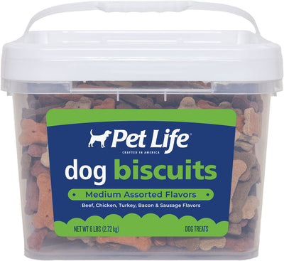 Pet Life Dog Biscuits Bucket