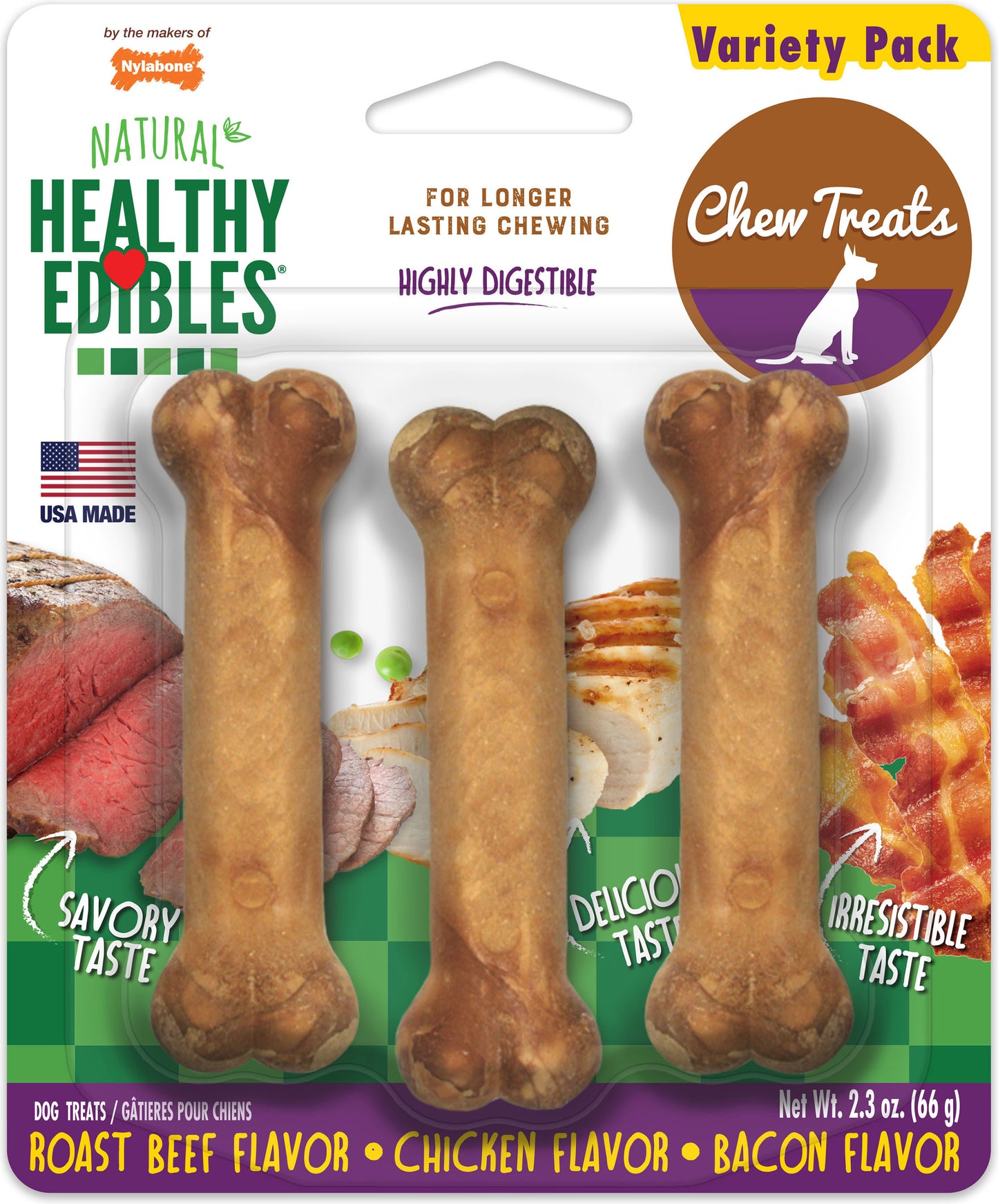 Healthy Edibles Natural Chew Variety Pack