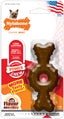 NYLABONE POWER CHEW TEXTURED RING BONE
