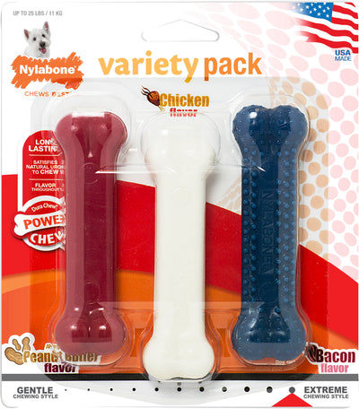 NYLABONE POWER CHEW VARIETY PACK