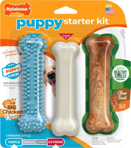 Nylabone Puppy Chew Starter Pack