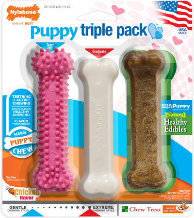 Nylabone Puppy Chew Variety Pack