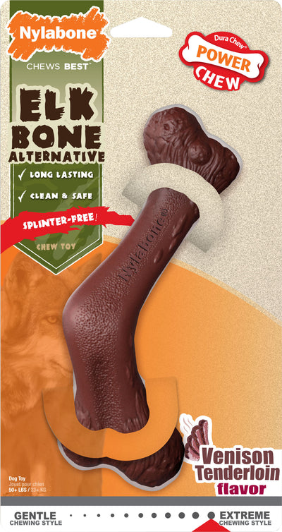 Nylabone Power Chew Elk Bone Alternative