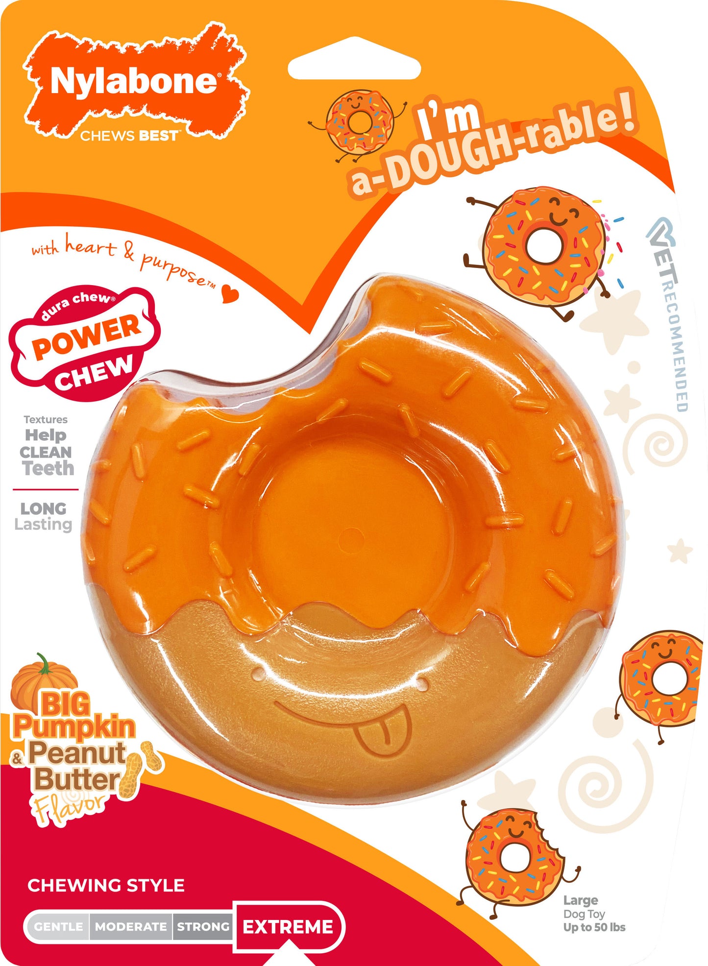 NYLABONE POWER CHEW LIMITED DONUT