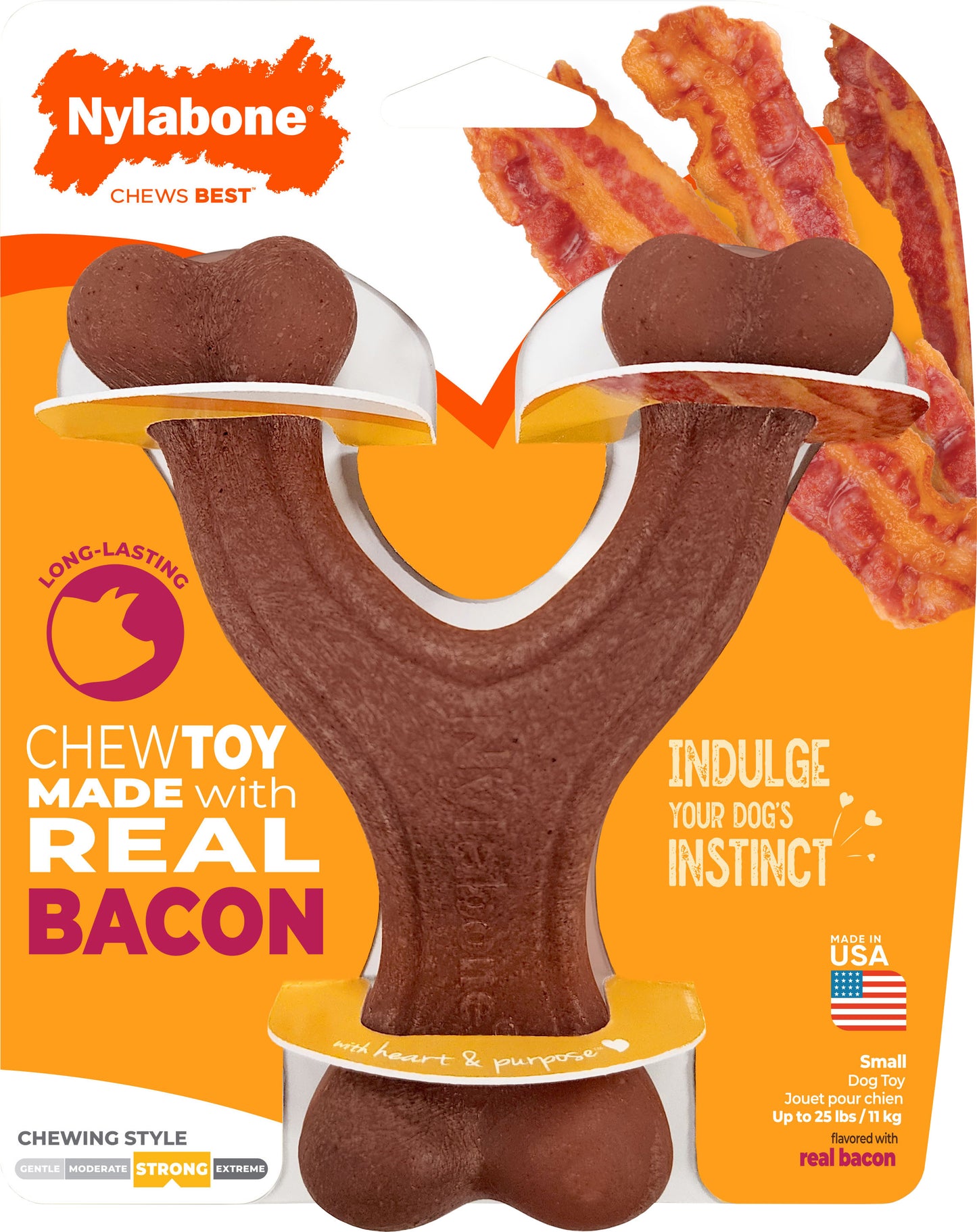 Nylabone Strong Chew Reali Ingredient Wishbone
